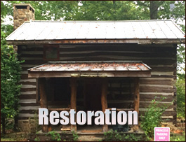 Historic Log Cabin Restoration  Conecuh County, Alabama
